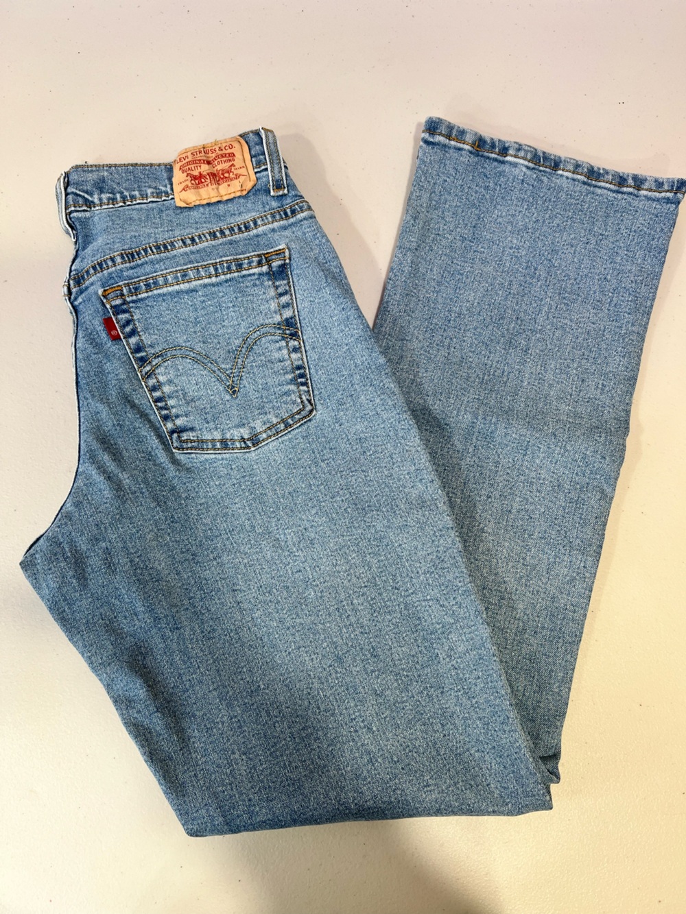 Light Blue women’s Denim Jeans - Classic Straight Fit